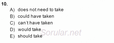 Pedagojik Gramer 1 2014 - 2015 Ara Sınavı 10.Soru