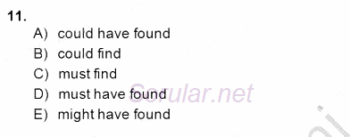 Pedagojik Gramer 1 2014 - 2015 Ara Sınavı 11.Soru