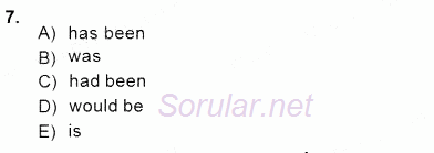 Pedagojik Gramer 1 2014 - 2015 Ara Sınavı 7.Soru