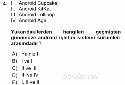 İşletim Sistemleri 2017 - 2018 Dönem Sonu Sınavı 4.Soru