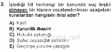 Ceza Hukukuna Giriş 2012 - 2013 Tek Ders Sınavı 2.Soru Ceza Hukukuna Giriş 2012 - 2013 Tek Ders Sınavı 2.Soru