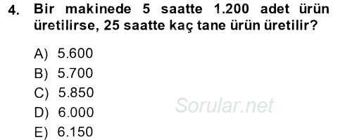 Finans Matematiği 2014 - 2015 Ara Sınavı 4.Soru