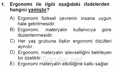 Okulöncesinde Materyal Geliştirme 2014 - 2015 Ara Sınavı 1.Soru