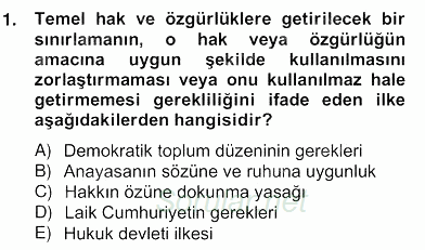 Özel Güvenlik Hukuku 2 2012 - 2013 Ara Sınavı 1.Soru