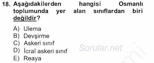 Temel İnsan Hakları Bilgisi 2 2012 - 2013 Ara Sınavı 18.Soru