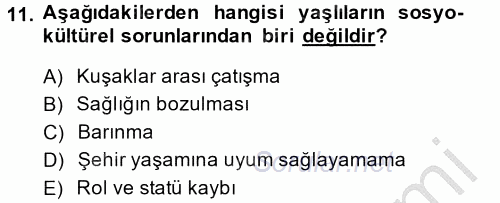 Sosyal Politika 2 2014 - 2015 Ara Sınavı 11.Soru