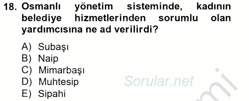 Kamu Özel Kesim Yapısı Ve İlişkileri 2012 - 2013 Ara Sınavı 18.Soru