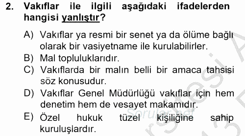 Kamu Özel Kesim Yapısı Ve İlişkileri 2012 - 2013 Ara Sınavı 2.Soru