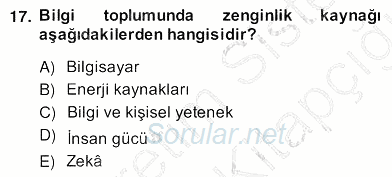 Marka İletişiminde Analiz ve Araştırma 1 2013 - 2014 Ara Sınavı 17.Soru