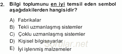Marka İletişiminde Analiz ve Araştırma 1 2013 - 2014 Ara Sınavı 2.Soru