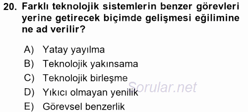 Temel Bilgi Teknolojileri 2 2015 - 2016 Dönem Sonu Sınavı 20.Soru