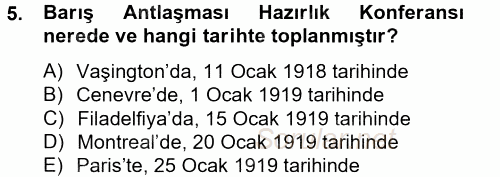 Uluslararası Sosyal Politika 2013 - 2014 Tek Ders Sınavı 5.Soru