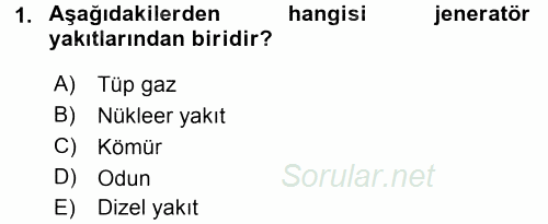 Radyo ve Televizyonda Ölçü Bakım 2015 - 2016 Dönem Sonu Sınavı 1.Soru