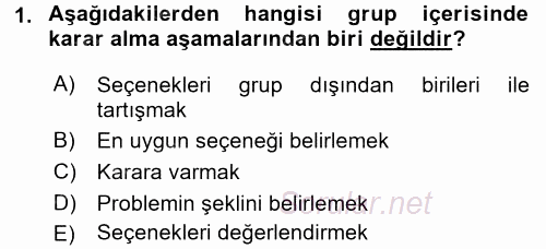 Diş Politika Analizi 2015 - 2016 Ara Sınavı 1.Soru