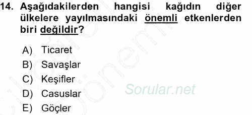 Halkla İlişkiler Uygulama Teknikleri 2015 - 2016 Ara Sınavı 14.Soru