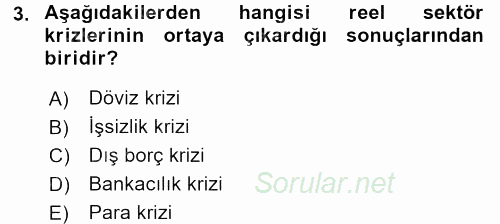 Kriz İletişimi Ve Yönetimi 2016 - 2017 Ara Sınavı 3.Soru