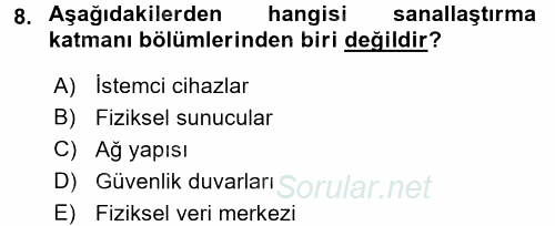Muhasebe Yazılımları 2015 - 2016 Ara Sınavı 8.Soru