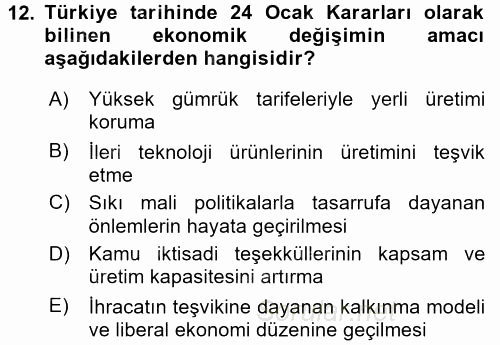 Uluslararası Hukuk 2 2016 - 2017 Dönem Sonu Sınavı 12.Soru