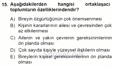 Çocuk Ruh Sağlığı 2012 - 2013 Ara Sınavı 15.Soru