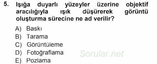 Halkla İlişkiler Uygulama Teknikleri 2014 - 2015 Dönem Sonu Sınavı 5.Soru