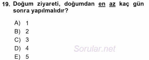 Sosyal Davranış ve Protokol 2017 - 2018 Ara Sınavı 19.Soru