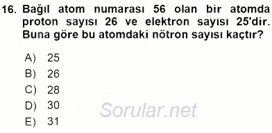 Teknolojinin Bilimsel İlkeleri 2 2015 - 2016 Dönem Sonu Sınavı 16.Soru