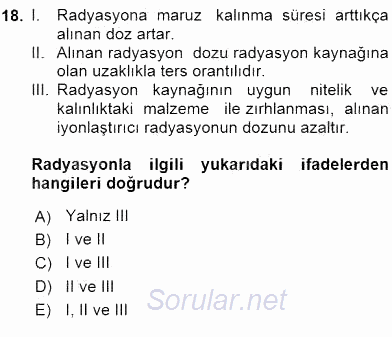 Teknolojinin Bilimsel İlkeleri 2 2015 - 2016 Dönem Sonu Sınavı 18.Soru