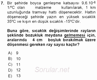 Teknolojinin Bilimsel İlkeleri 2 2015 - 2016 Dönem Sonu Sınavı 7.Soru