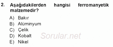 Elektrik Makinaları 2012 - 2013 Ara Sınavı 2.Soru