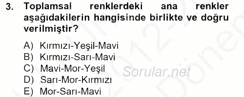 Hareketli Görüntünün Tarihi 2012 - 2013 Dönem Sonu Sınavı 3.Soru