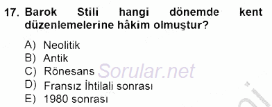 Sosyoloji 2 2014 - 2015 Ara Sınavı 17.Soru