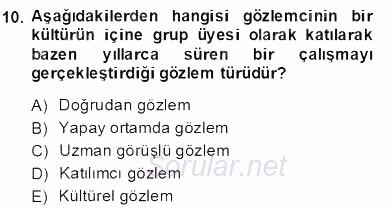 Marka İletişiminde Analiz ve Araştırma 2 2013 - 2014 Dönem Sonu Sınavı 10.Soru