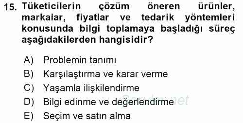 Giysi Seçimi 2017 - 2018 Dönem Sonu Sınavı 15.Soru