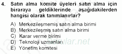 Perakendecilikte Ürün Yönetimi 2012 - 2013 Dönem Sonu Sınavı 4.Soru