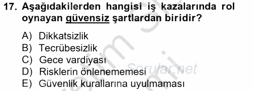 İnsan Kaynakları Yönetimi 2014 - 2015 Dönem Sonu Sınavı 17.Soru