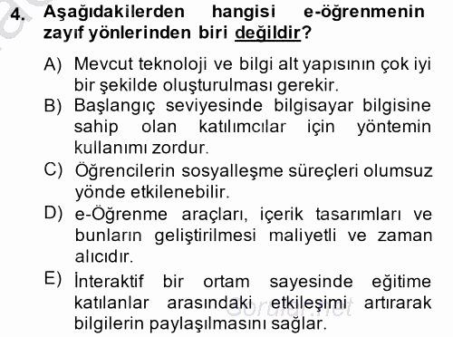 İnsan Kaynakları Yönetimi 2014 - 2015 Dönem Sonu Sınavı 4.Soru