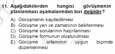 Çocukları Tanıma Teknikleri 2012 - 2013 Dönem Sonu Sınavı 11.Soru