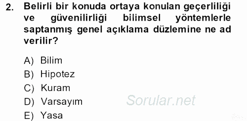 İletişim Kuramları 2013 - 2014 Ara Sınavı 2.Soru