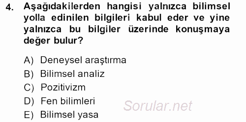 İletişim Kuramları 2013 - 2014 Ara Sınavı 4.Soru