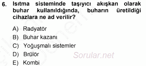 Enerji Analizi 2014 - 2015 Ara Sınavı 6.Soru