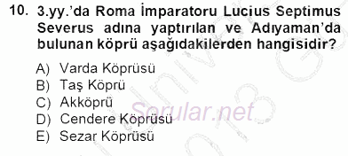 Turizm Ulaştırması 2012 - 2013 Ara Sınavı 10.Soru