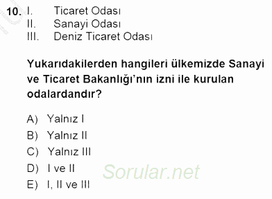 Belge Yönetimi ve Ofis Uygulamaları 2014 - 2015 Dönem Sonu Sınavı 10.Soru