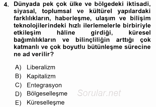 Uluslararası Kamu Maliyesi 2017 - 2018 Ara Sınavı 4.Soru