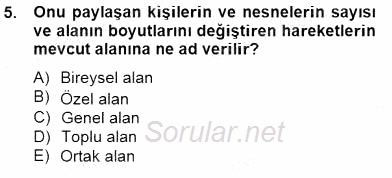 Okulöncesinde Beden Eğitimi Ve Oyun Öğretimi 2014 - 2015 Dönem Sonu Sınavı 5.Soru