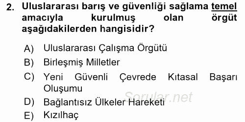 Temel İnsan Hakları Bilgisi 2 2015 - 2016 Ara Sınavı 2.Soru