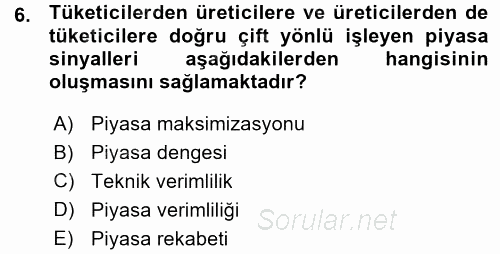 Sağlık Sigortacılığı 2015 - 2016 Ara Sınavı 6.Soru