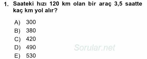 Finans Matematiği 2016 - 2017 Ara Sınavı 1.Soru