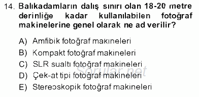 Fotoğrafın Kullanım Alanları 2013 - 2014 Ara Sınavı 14.Soru