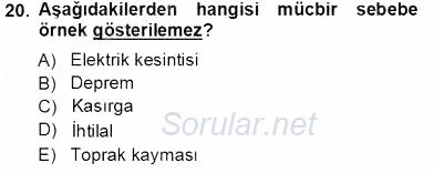 Memur Hukuku 2013 - 2014 Tek Ders Sınavı 20.Soru