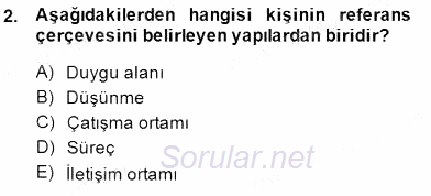 İletişim Bilgisi 2014 - 2015 Ara Sınavı 2.Soru